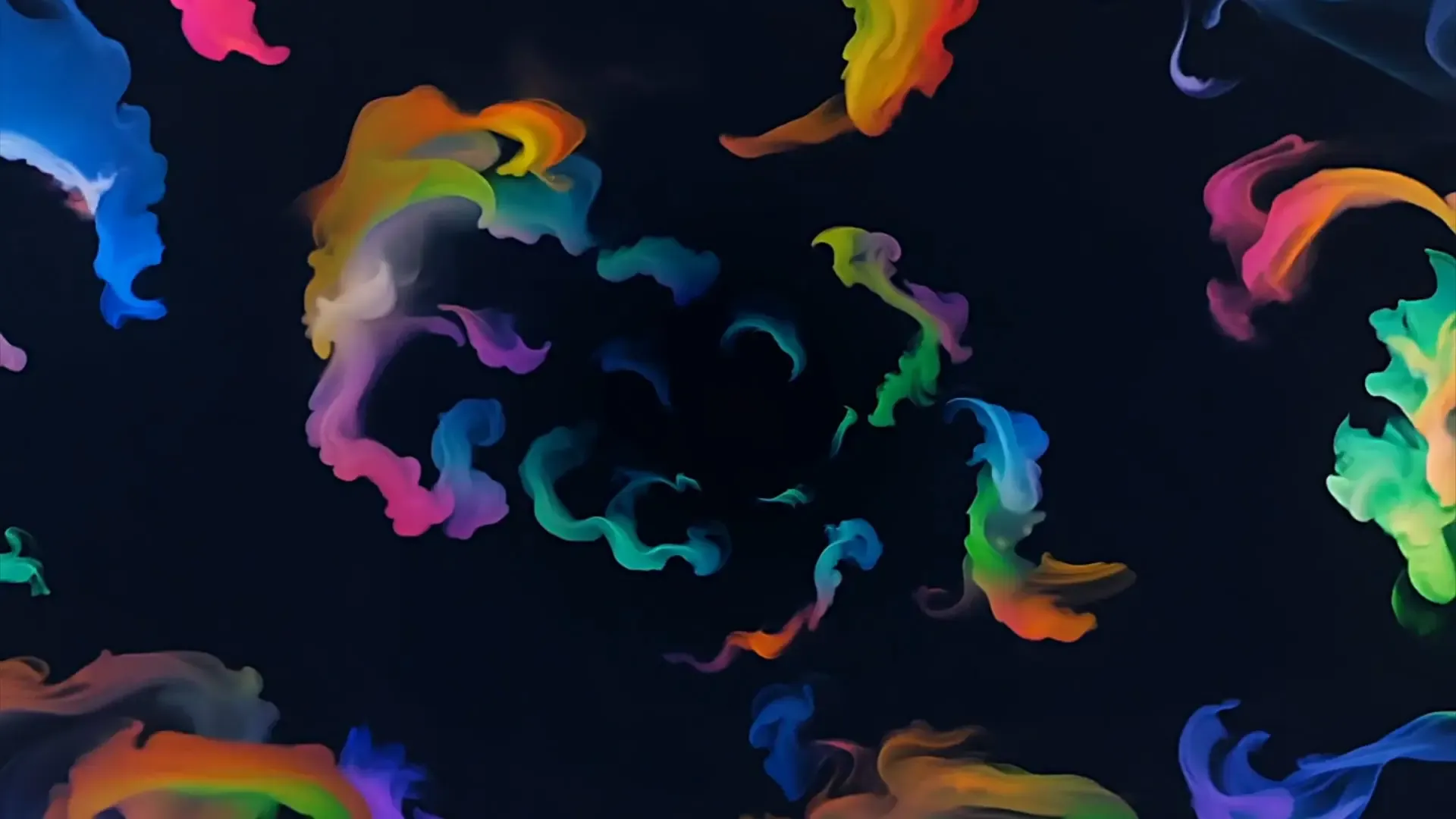 Cosmic Dance Multicolored Smoke Overlay for Music Videos